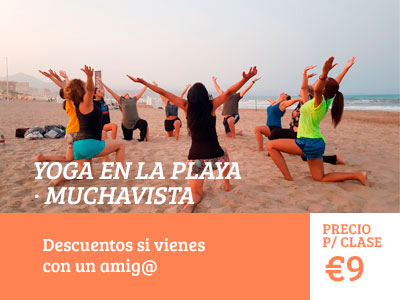 Clases de Yoga en Alicante Playa Campello Muchavista